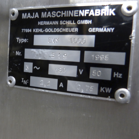 Плёнкосъёмная машина Maja EVM-1000 (Германия)