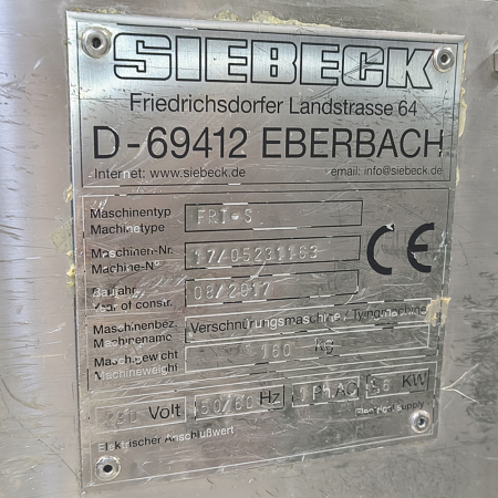 Обвязочная машина Siebeck FRT-S (Германия)