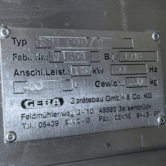 Шкуросъемная машина Geba FSM 600-2 (Германия)