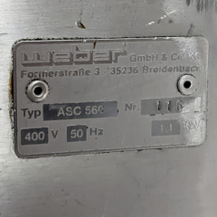 Шкуросъёмная машина Weber ASC 560 (Германия)