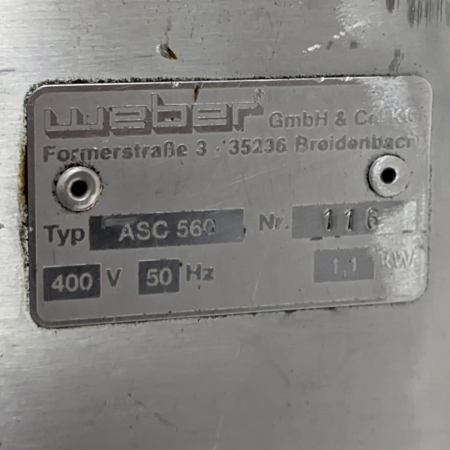 Шкуросъёмная машина Weber ASC 560 (Германия)